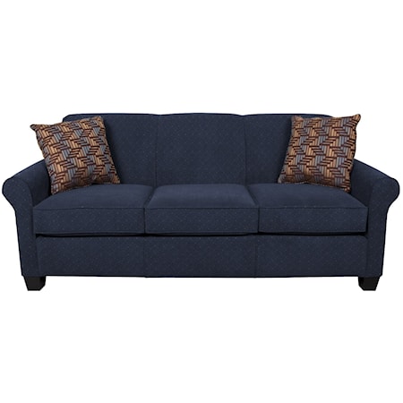 Queen Sleeper Sofa With Accent Cushions