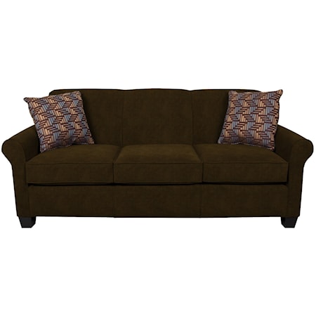 Queen Sleeper Sofa With Accent Cushions