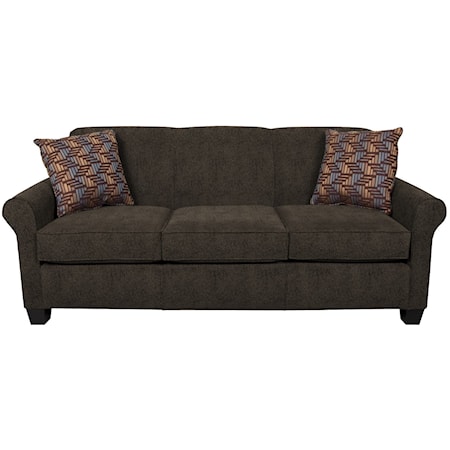 Queen Sleeper Sofa With Accent Cushions