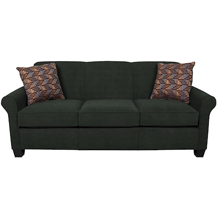 Queen Sleeper Sofa With Accent Cushions