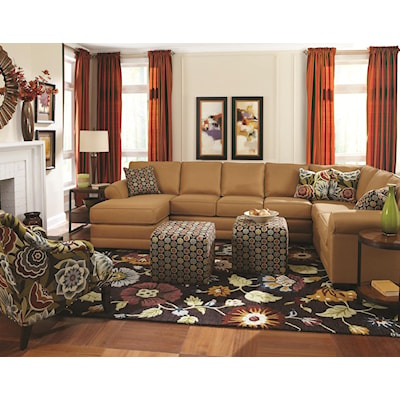 England 5630 Series 5-Piece Sectional Sofa with Chaise