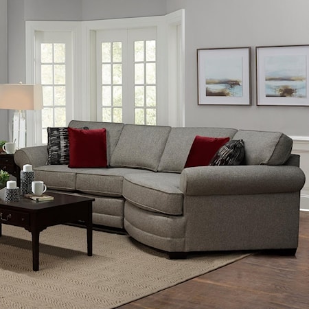 3 Seat Sectional Sofa with Cuddler