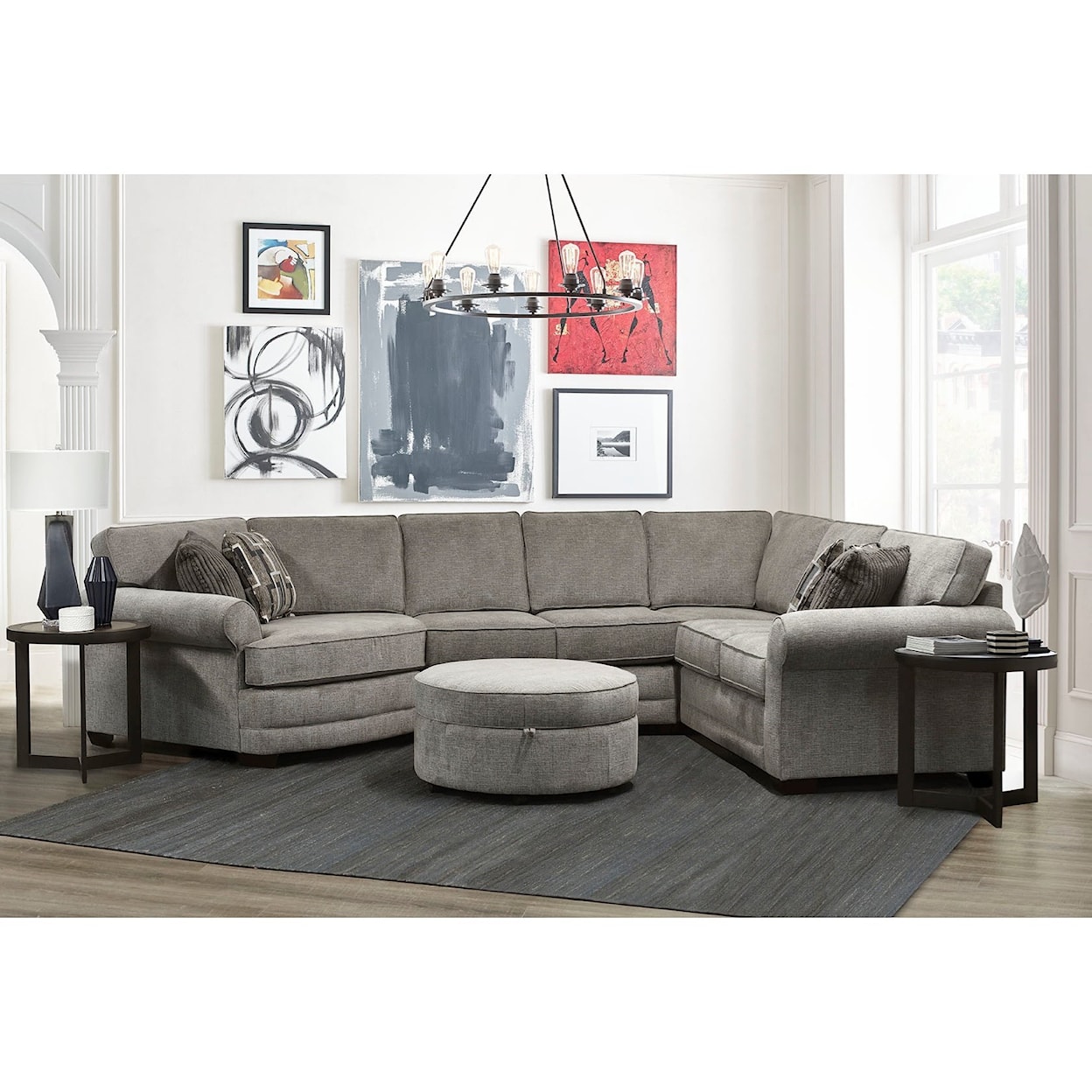 Tennessee Custom Upholstery 5630 Series 4-Piece Sectional