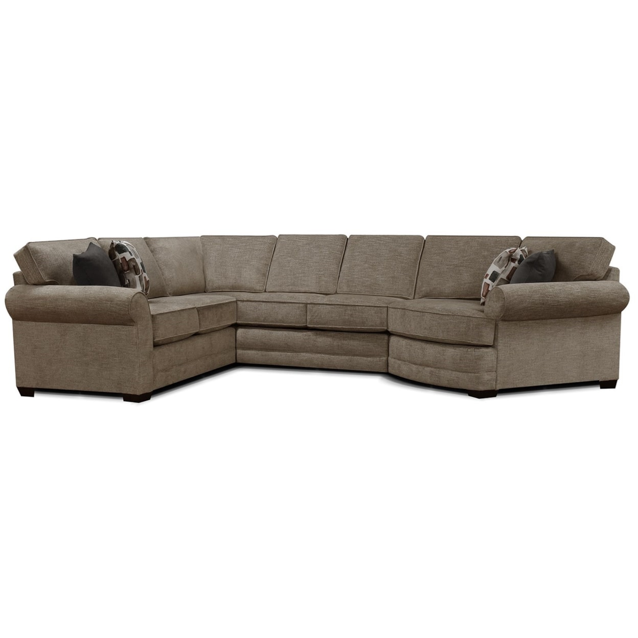 Dimensions 5630 Series 5 Seat Sectional Sofa Cuddler