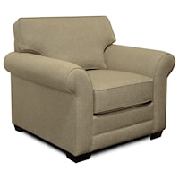 Transitional Upholstered Stationary Chair