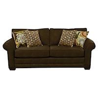 Casual Queen Sleeper Sofa with Air Mattress