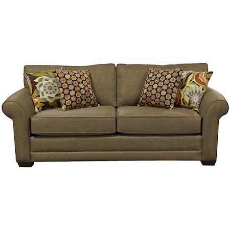 Contemporary Upholstered Queen Size Sleeper Sofa
