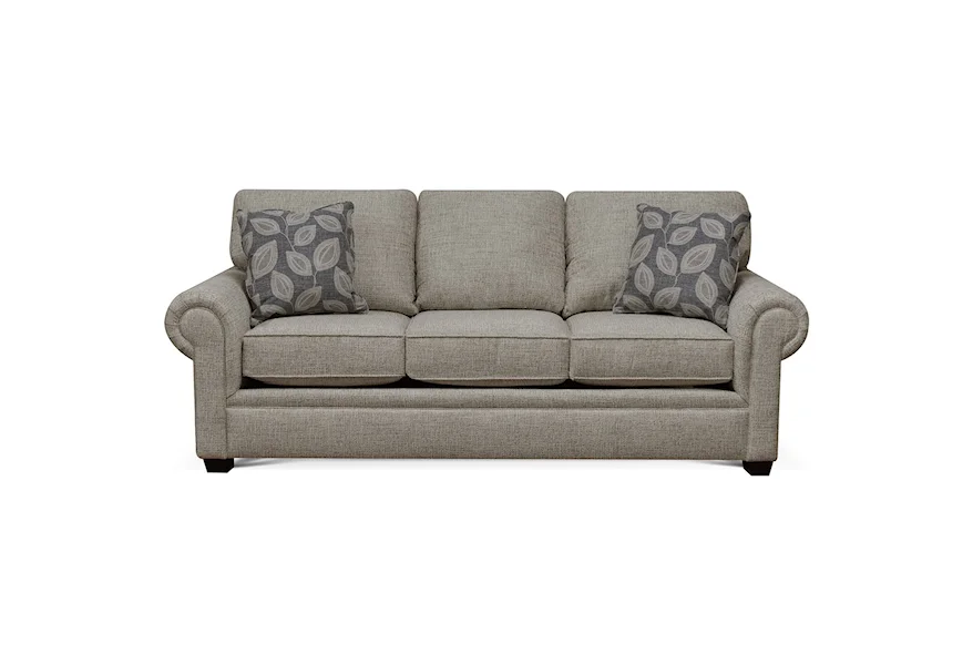 Brett Rolled Arm Sofa by England at Z & R Furniture