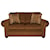 England 2250/N Series Rolled Arm Loveseat with Exposed Block Legs