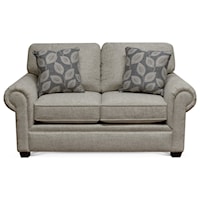 Loveseat with Rolled Arms