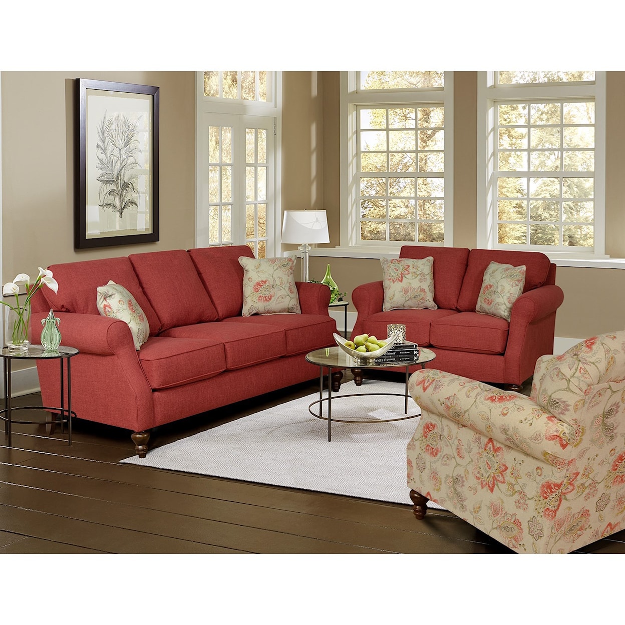 Tennessee Custom Upholstery Brinson and Jones Stationary Living Room Group