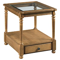 Rectangular Drawer End Table