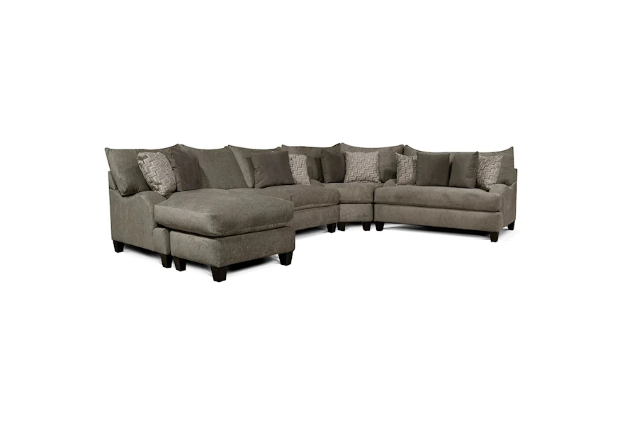 6N00 Series 3-Piece Modular Sectional by England at Pilgrim Furniture City