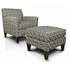 England Collegedale Upholstered Chair & Ottoman