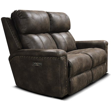 Double Recl. Loveseat w/ Power Tilt Headrest