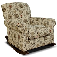 Traditional Upholstered Rocking Chair