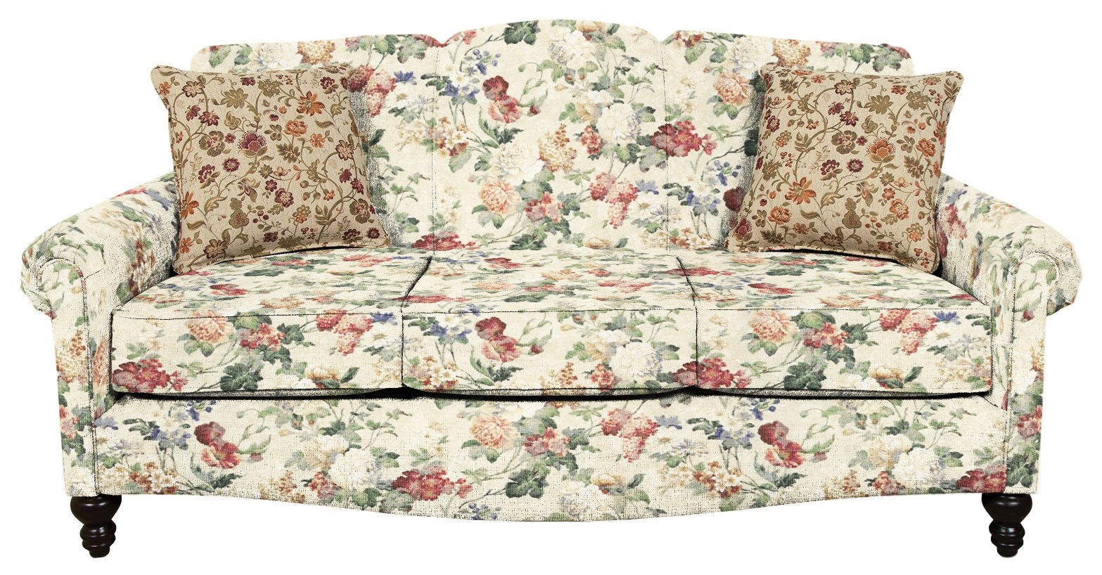 Traditional Upholstered Sofa