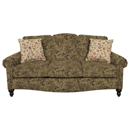 Traditional Upholstered Sofa