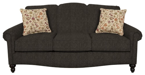 Traditional Upholstered Sofa