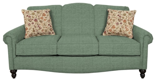 Traditional Upholstered Sofa
