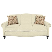 Traditional Upholstered Sofa