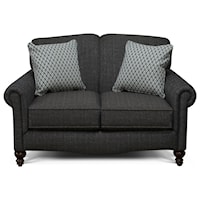 Traditional Upholstered Loveseat