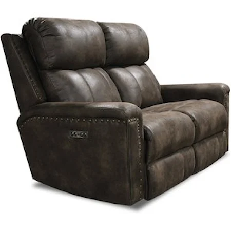 Double Reclining Loveseat with Nails