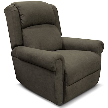 Wall Hugger Recliner with Rolled Arms