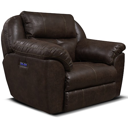 Casual Mininum Proximity Power Recliner with Power Headrest