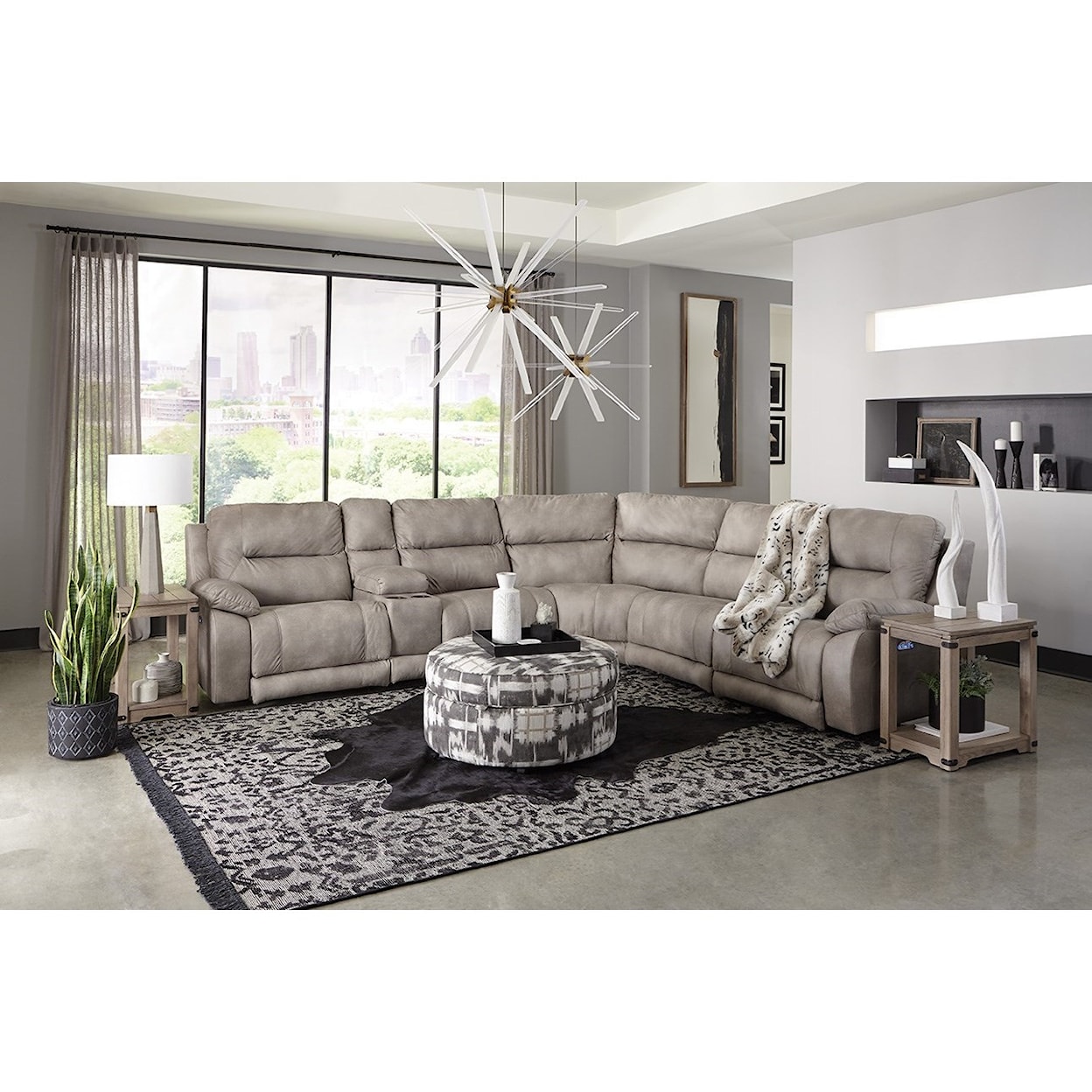 Dimensions EZ9K00/H Series Reclining Sectional