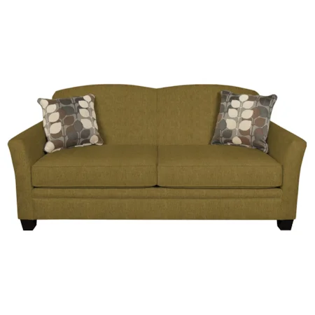 Sofa with Curving Seat Back