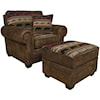 Tennessee Custom Upholstery 2260/N Series Upholstered Chair and Ottoman