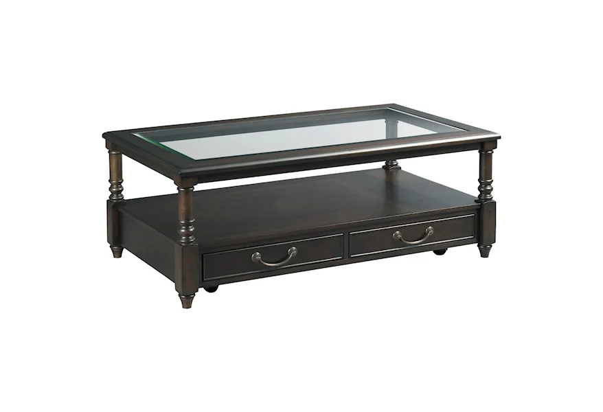 Kensington Rectangular Cocktail Table by England at VanDrie Home Furnishings
