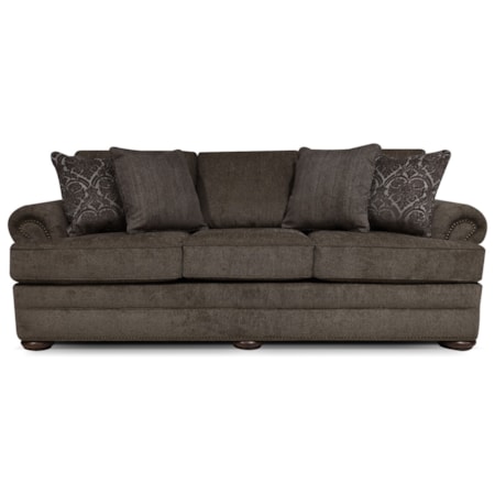Sofa with Nailhead Trim