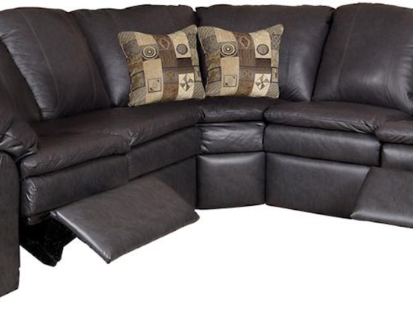 Leather 5-Piece Sectional Sofa