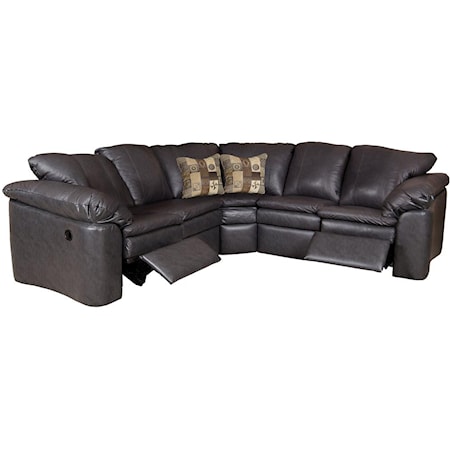 Leather 5-Piece Sectional Sofa