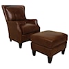 Tennessee Custom Upholstery 2910/AL Series Upholstered Club Chair and Ottoman