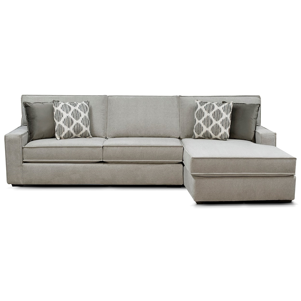 Dimensions 8L00 Series Sectional with Chaise