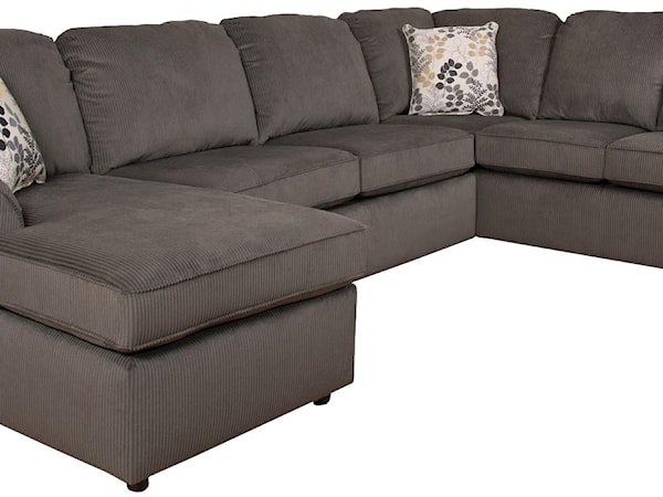 5-6 Seat Sectional with Visco Sleeper