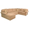 England 2400/X Series - Malibu 5-6 Seat Sectional with Visco Sleeper