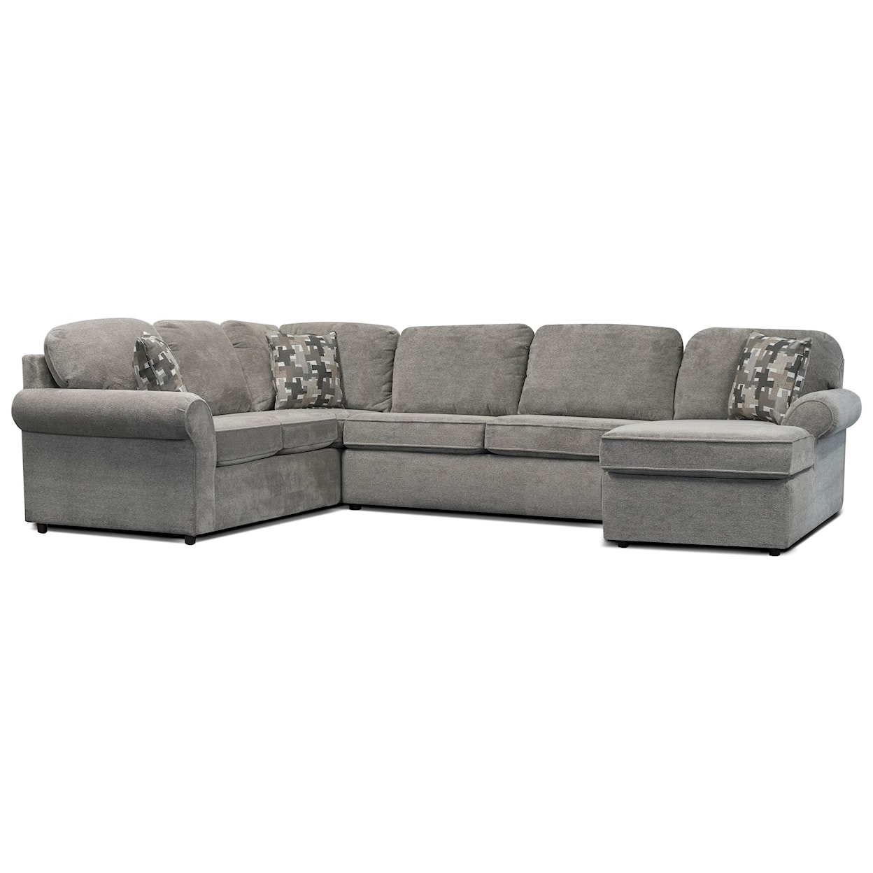 Tennessee Custom Upholstery 2400/X Series - Malibu 5-6 Seat (right side) Chaise Sectional