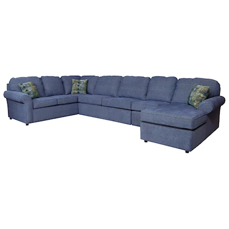 6-7 Seat (right side) Chaise Sectional Sofa