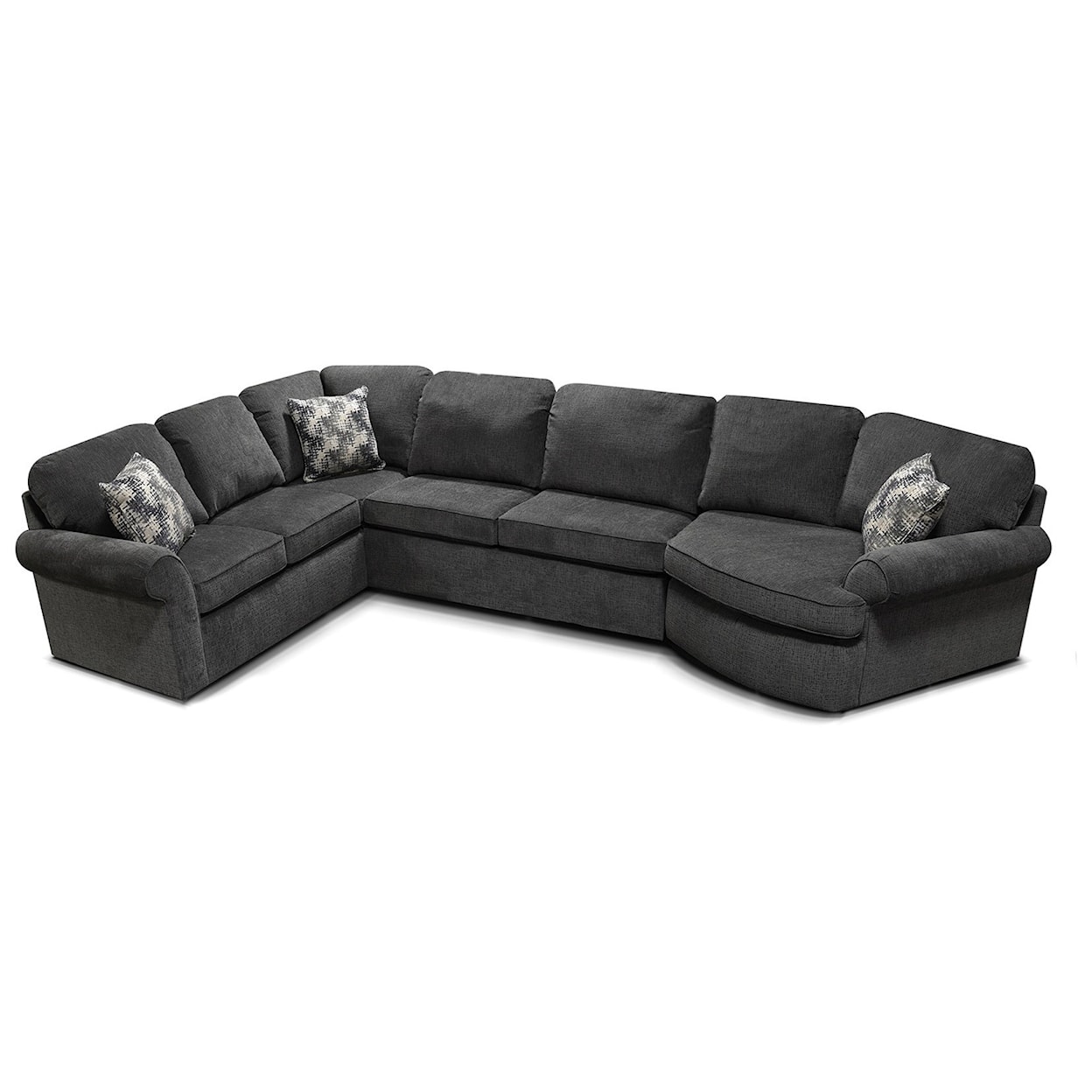 Dimensions 2400/X Series - Malibu 3-Piece Sectional