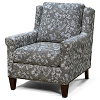 Transitional Chair with Nailhead Trim