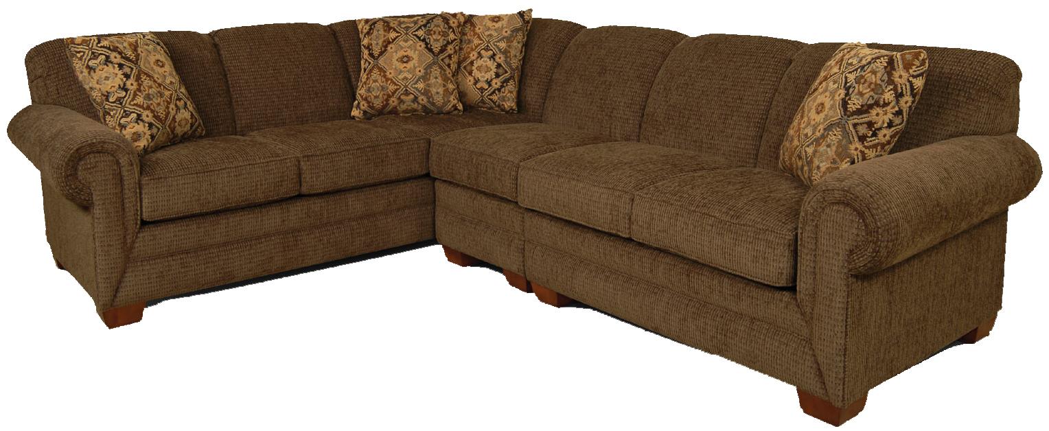 England Monroe 3 Piece Sectional Sofa with LAF Loveseat Colder's Furniture and Appliance