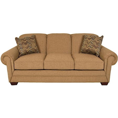 Transitional Queen Sleeper Sofa