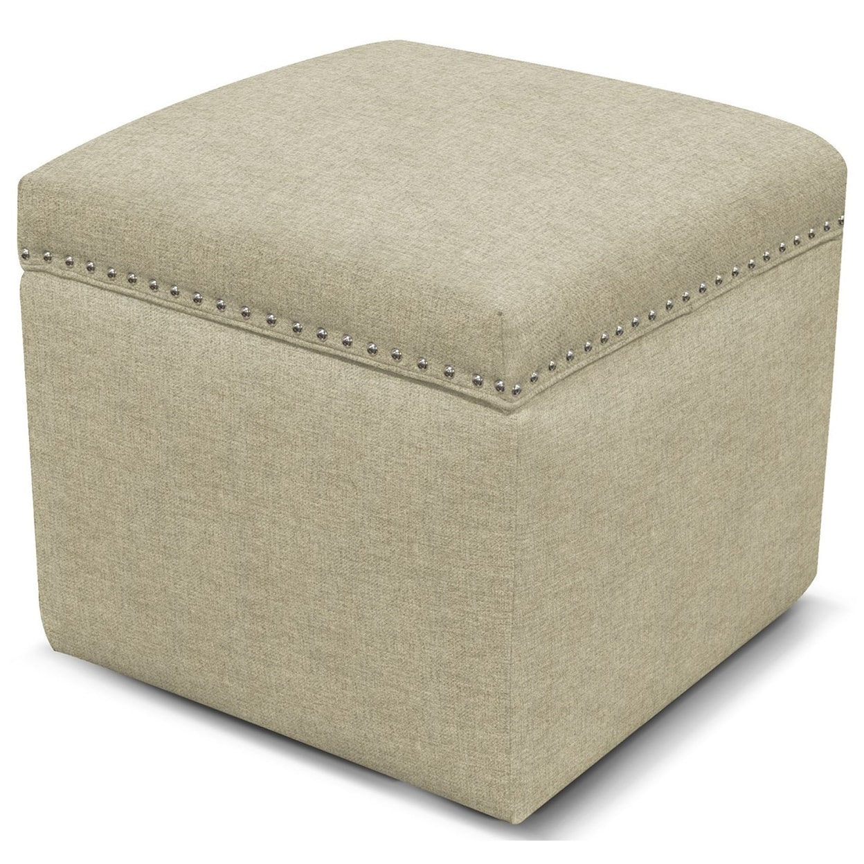 England 2F00/N Series Storage Ottoman with Nailhead Trim