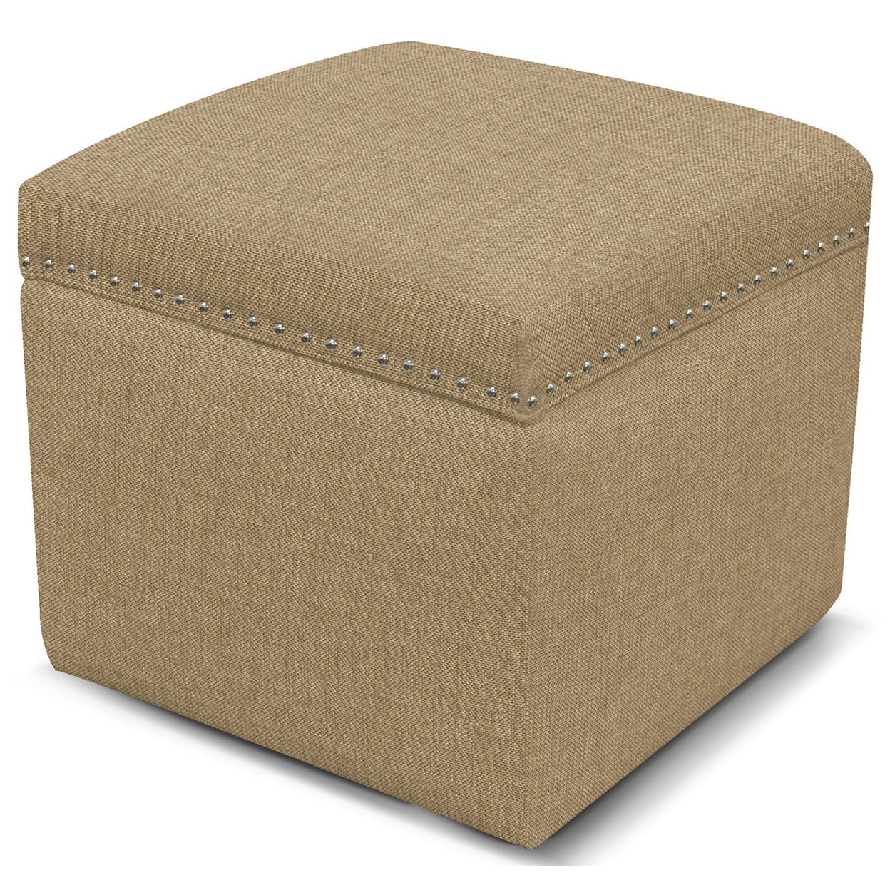 England 2F00/N Series Storage Ottoman with Nailhead Trim