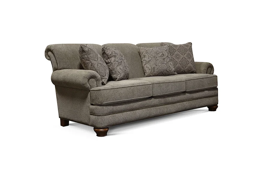 Reed Sofa with Nailhead Trim by England at Goods Furniture