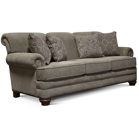 Sofa with Nailhead Trim